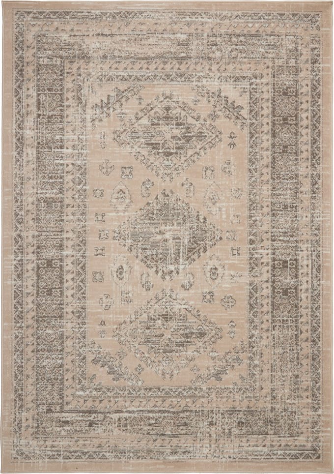 Vintage vloerkleed Aila Zand/Beige - 190 x 280 cm - (L)