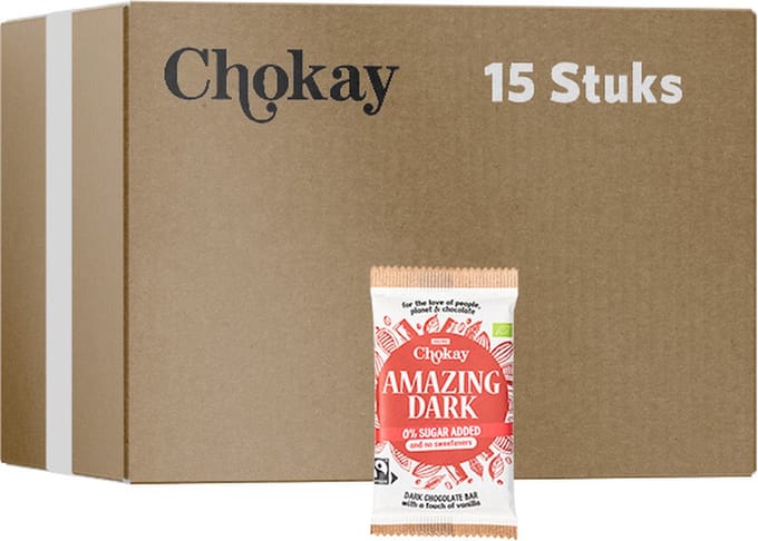 Chokay | Amazing Dark | 15 stuks | 15 x 70g