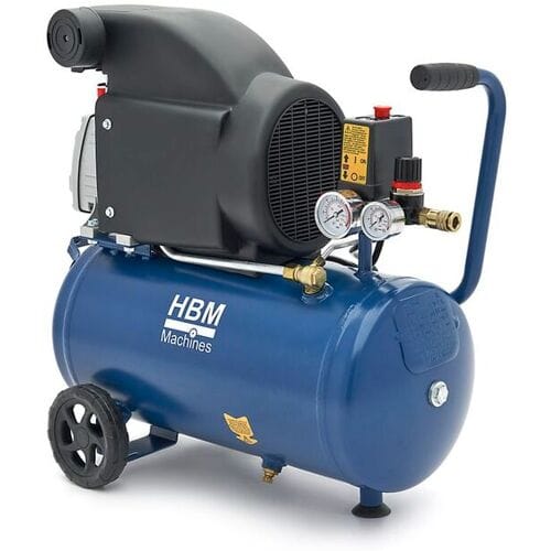 HBM Oliegesmeerde Compressor 24 liter (158 L p/m)