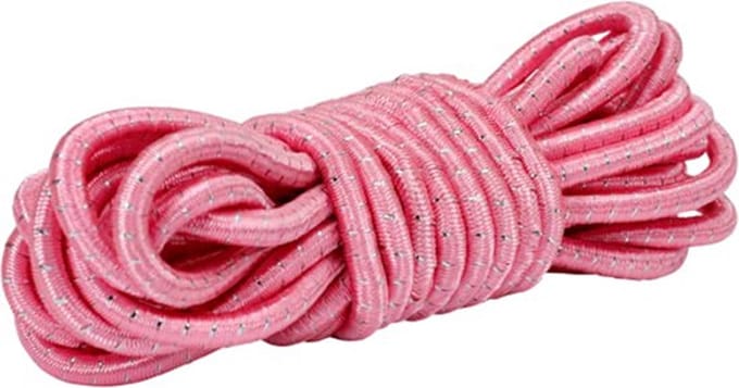 Springelastiek - Springen - Buiten/binnen activiteit - Bezigheid voor kinderen - Elastiek - 3 meter - Roze - Buitenspelen