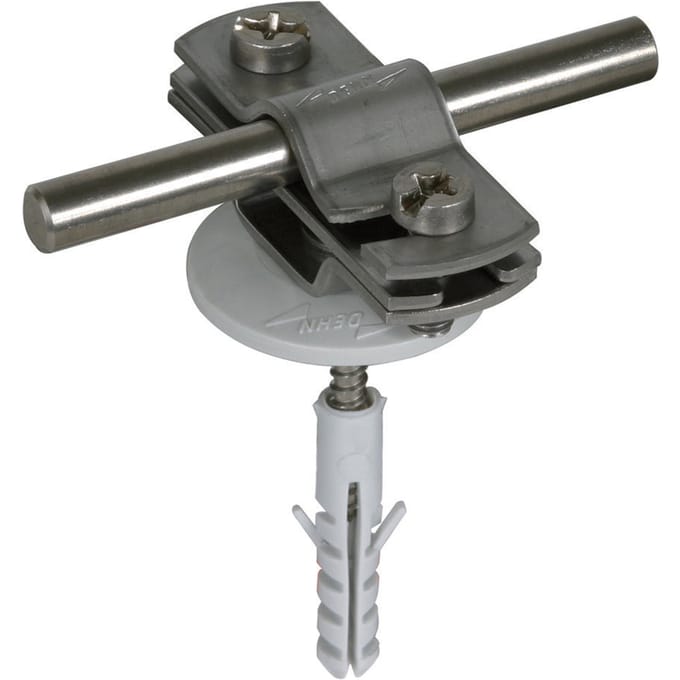 Dehn Geleiderhouder Met StSt Klang Voor Rd 7-10 Fl 30mm - 286819