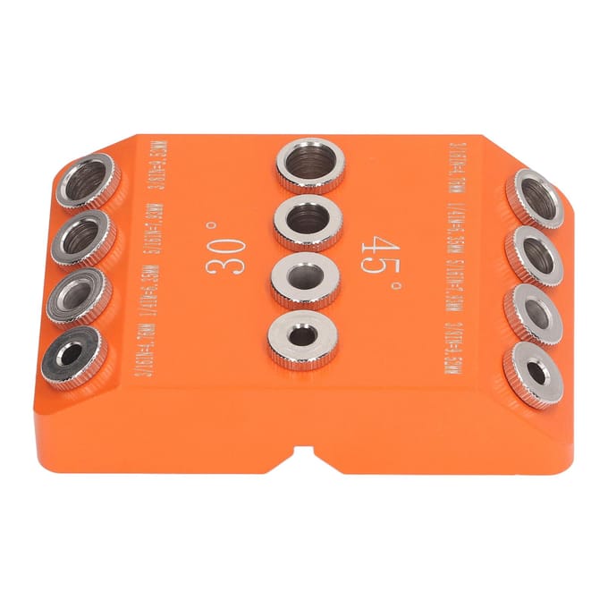 Schuine Boorgeleider Jig Multifunctionele Aluminiumlegering 30 45 90 Graden Hoek Boorgeleider voor