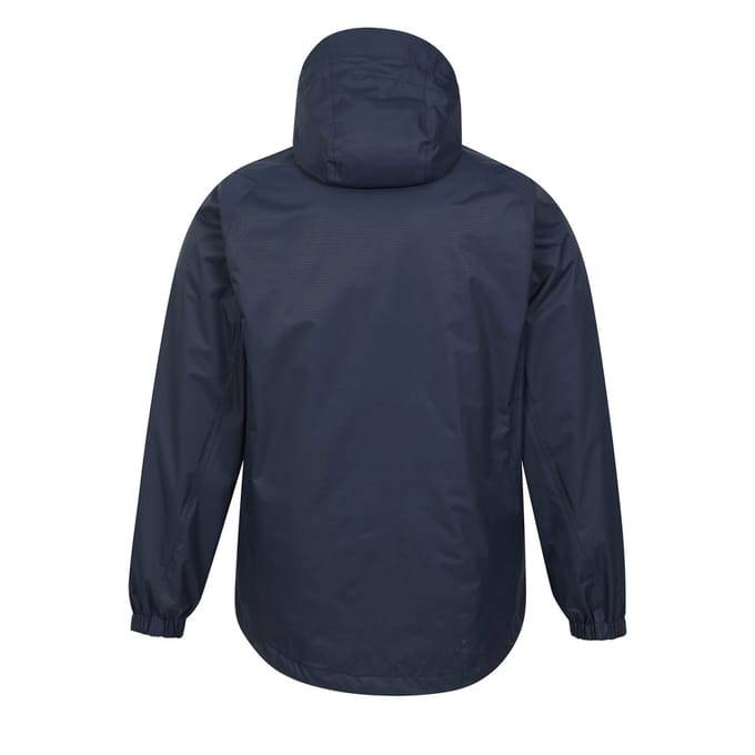 Mountain Warehouse Heren Bracken Extreme 3 in 1 Waterdichte Jas (Blauw)