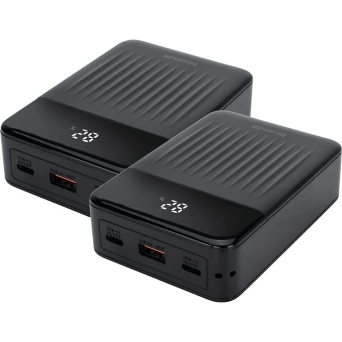 BlueBuilt Power Bank 20.000 mAh met Snelladen 20 Watt Duo Pack