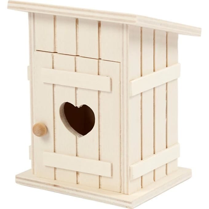 CC Triplex Toilethuis l: 8cm b: 6,5cm