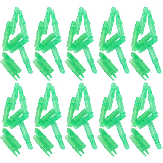 100 stuks Boogschieten Pijl Nok Duurzame Plastic Inzetstuk Pijl Nokken Lichtgewicht Pijl Nokken Vervanging
