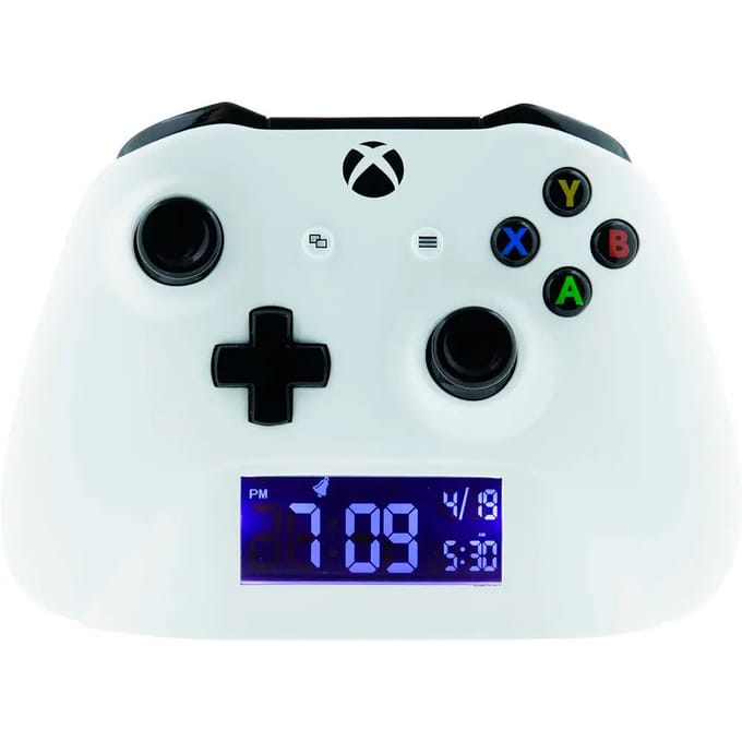 Xbox Controller - Wekkerradio - Wit - 15.1cm