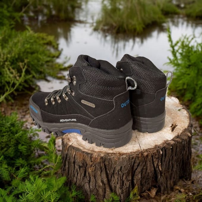 Adventure Wandelschoen Andermatt Zwart Lichtgewicht