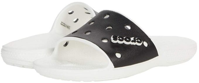 Crocs Classic Colorblock Slide Wit/Zwart Maat 37/38 US M5/W7