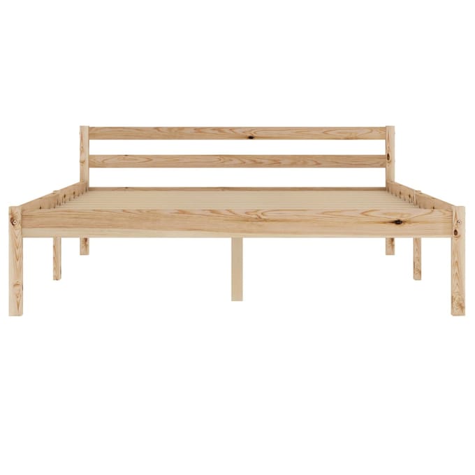 vidaXL - Bedframe - massief - grenenhout - 140x200 - cm