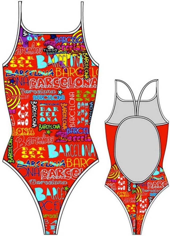 Turbo Barcelona Lights Zwemkleding Oranje L Vrouw
