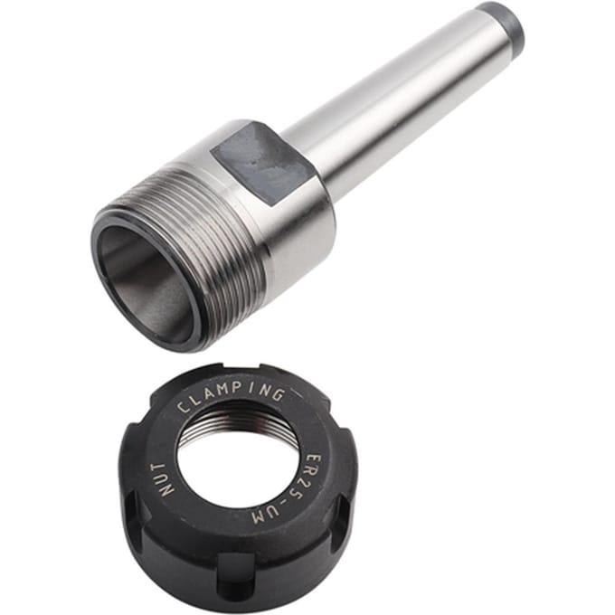 Support de mandrin à pince conique ER25 MT2 M10, adaptateur d'arbre de fraisage de visage, outils de fraisage CNC
