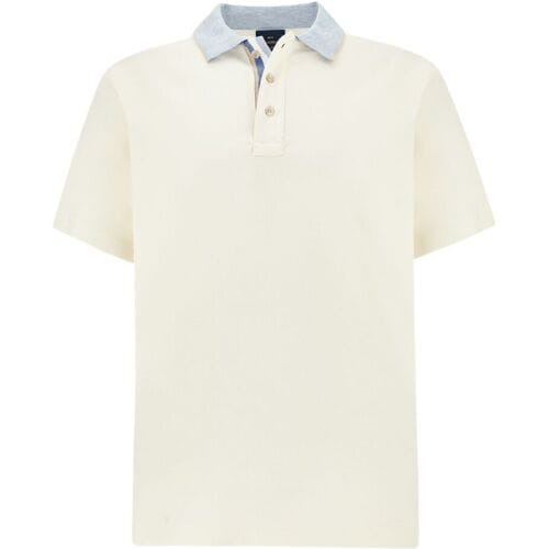 Paul & Shark Polo Aqua Touch Soft Cotton Interlock Blanc De Blanc / male