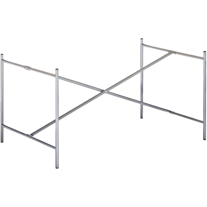 Richard Lampert Eiermann 2 tafelframe - verchroomd - middelste stut - 80 x 66 cm - zonder verlenging (hoogte 66 cm)