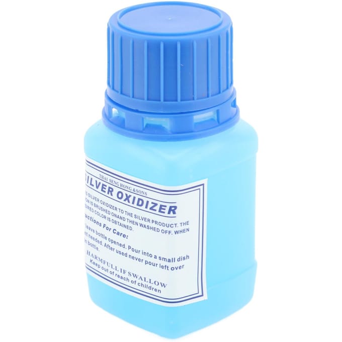 Zilver Antiek Oplossing 60ml Snelwerkende Zilver Oxidator Oplossing Langdurige Antiek Vloeistof blue
