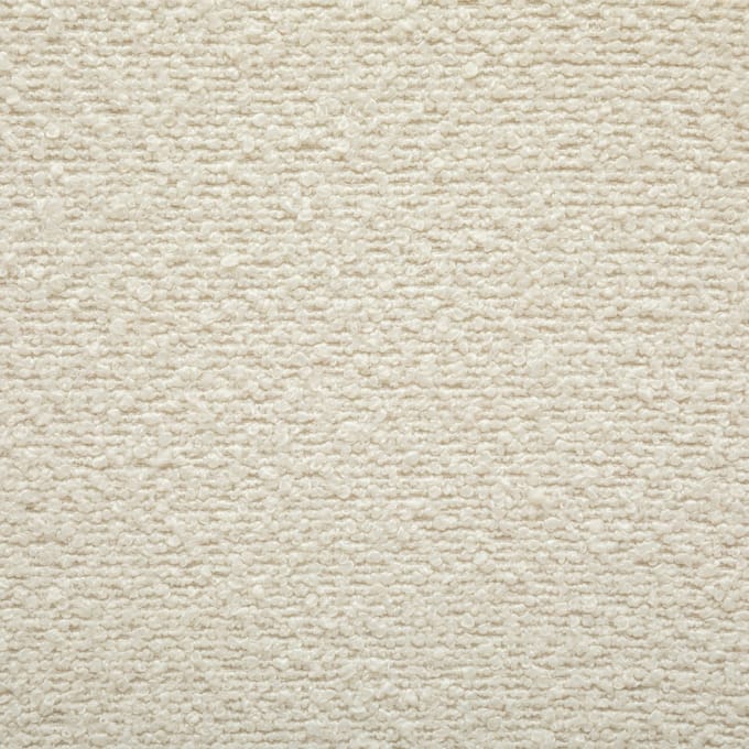 Atmosphera Sevi Poef - Bouclé - Wit