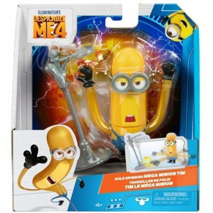 Despicable Me 4 - Wild Spinning Mega Minion Tim - Actiefiguur