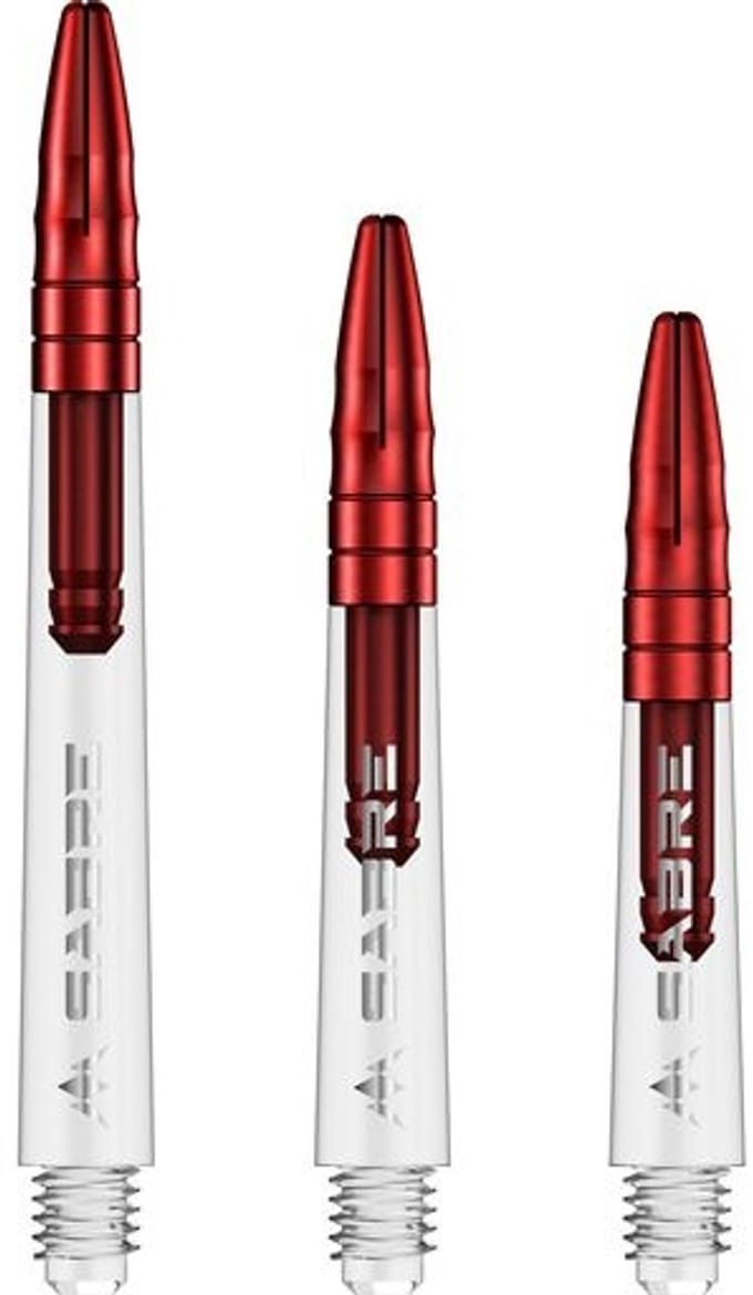 Mission Sabre Clear Base Red - Dart Shafts