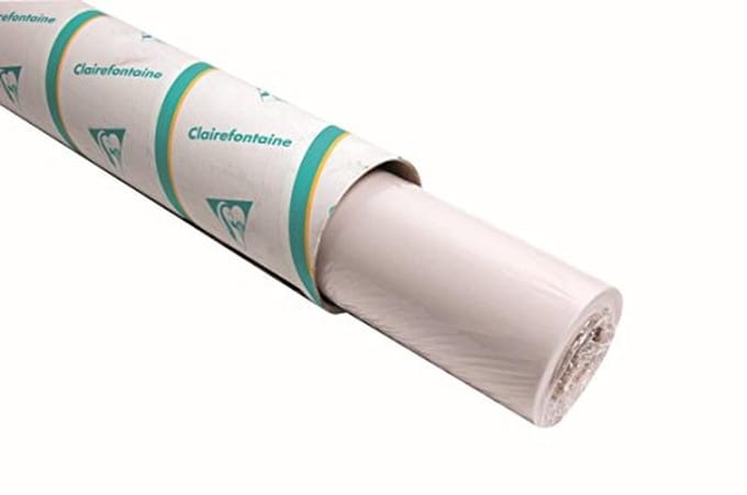 Transparant papier rol 90 cm x 20 m voor technische tekeningen - 90/95g