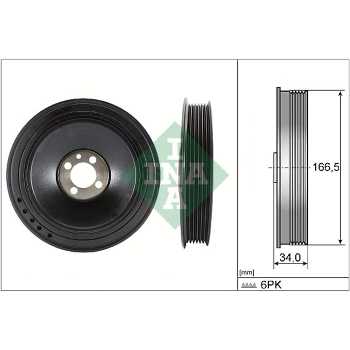 Schaeffler Ina Riemschijf, krukas INA 544 0157 10