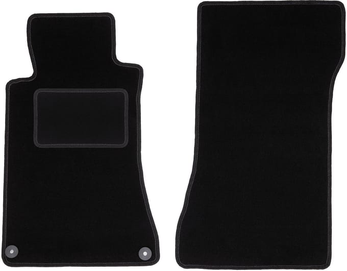 Voormatten zwart voor: Mercedes C W203 coupé (2000-2008)