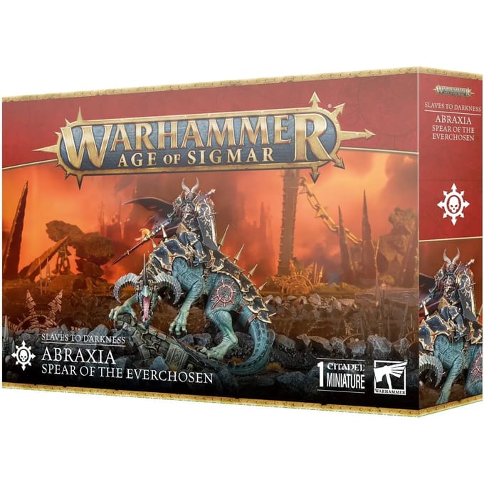 Beeldje Games Workshop Warhammer AoS - Slave to Darkness Abraxia Abraxia, La Lance de L'Elu Eternel