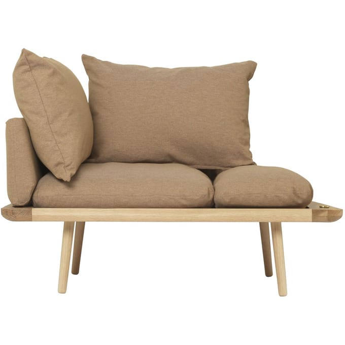 UMAGE Lounge rond 1,5-zitsbank - eiken - shadow