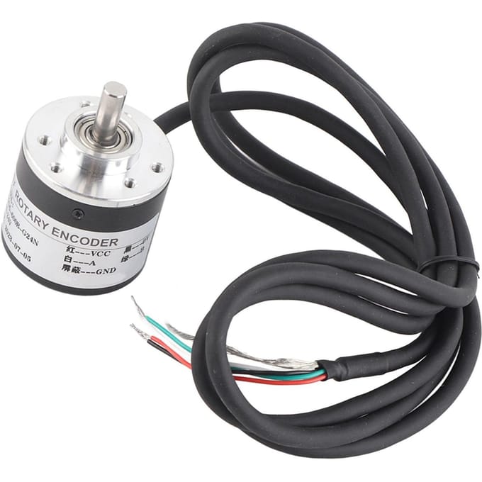 600PR Magneto-elektrische Incrementele Rotatie-encoder 5V?24V AB 2?Fasen As 6mm