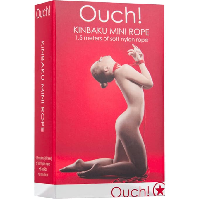 Kinbaku Mini Rope - 1,5m - Red