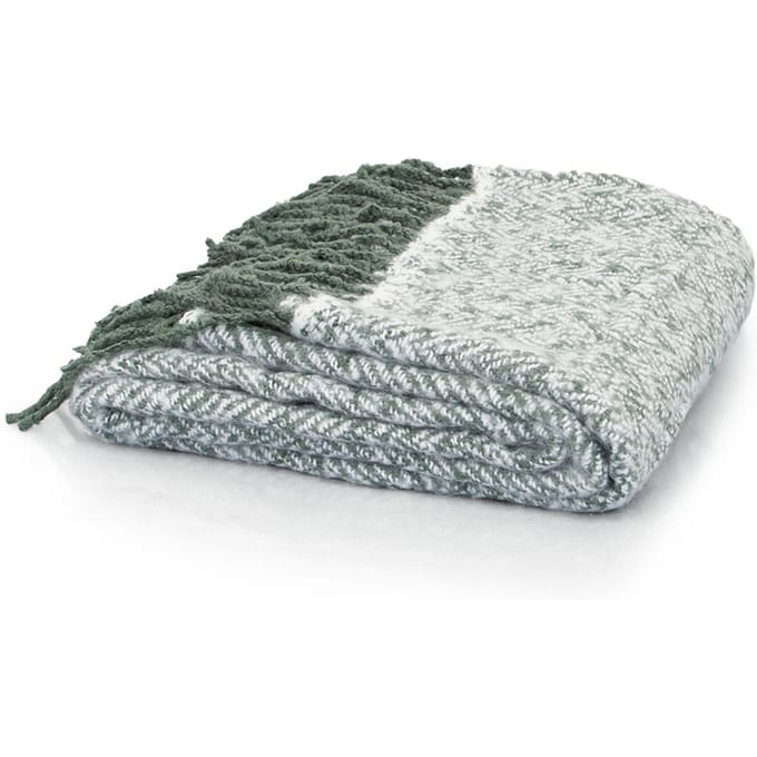 Lula Plaid 130 cm x 170 cm Nels Groen