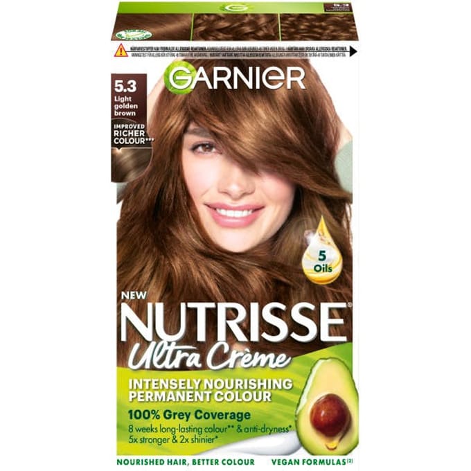 Garnier Nutrisse Cream 5.3 Light Golden Brown 1 st