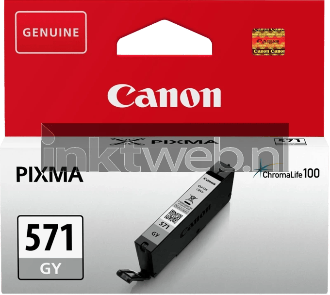 Canon CLI-571GY inktcartridge grijs (origineel)