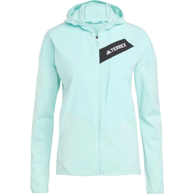 adidas Terrex TRK ClimaWarm Fleece Hardloopjas Dames-Turkoois