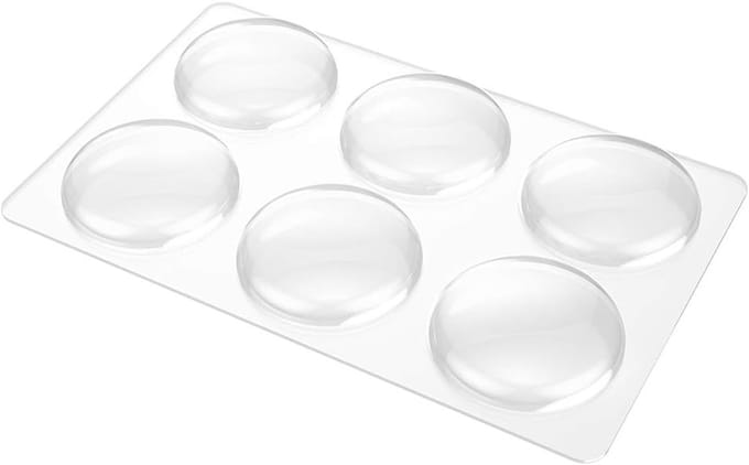 Deurstoppers Set - Deur Beschermers - Deuren Dempen - Zelfklevend Rubber - 6 Stuks - Transparant