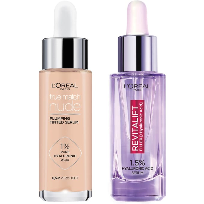 L'Oréal Paris True Match Nude Volumegevend Getint Serum Foundation met hyaluronzuur - 0.5-2 Very Light - 30ml - Vegan