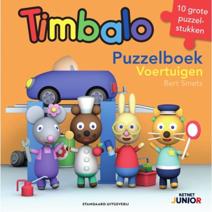 Puzzelboek Voertuigen - Timbalo - Bert Smets