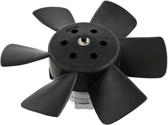 Radiateurventilator - Koelventilator Motor - Motor Koelen - 100 Watt Vermogen - 6 Volt - Zwart