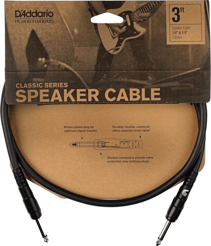 D'Addario PW-CSPK-03 Speakerkabel 0,9 m - Luidsprekerkabel