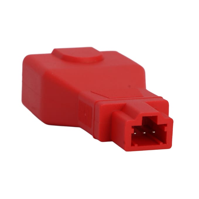 Adaptateur de câble 3 broches Prise Connecteur OBD2 Remplacement pour Autel MaxiDas DS808 Maxisys MS905 906 908 red