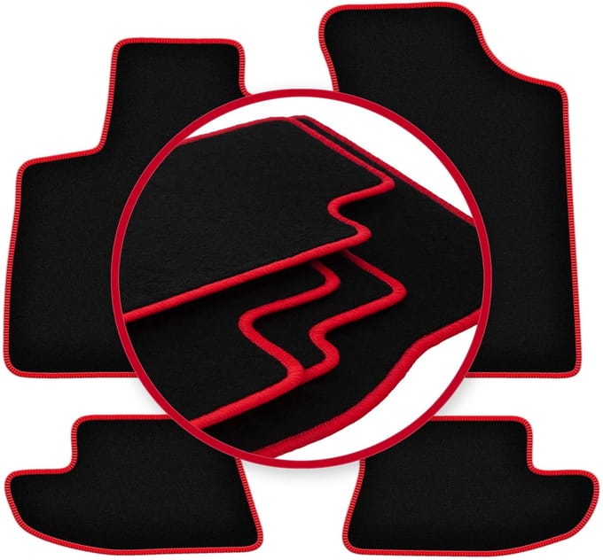 CARLUX-RED automatten voor: Bentley Continental GT V8 (2013-2022)