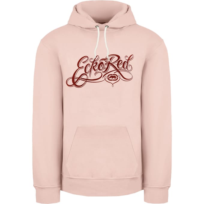 Ecko Unltd. Long Pullover Light Pink Womens Scarlett Hoodie EFM04804 POWDER PINK