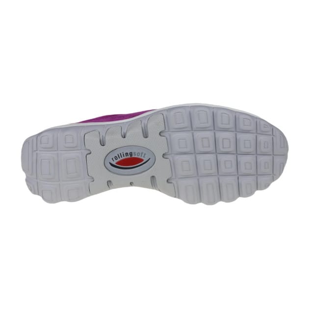 Gabor rollingsoft sensitive 46.966.49 - dames rollende wandelsneaker - Paars - maat 38.5 (EU) 5.5 (UK)