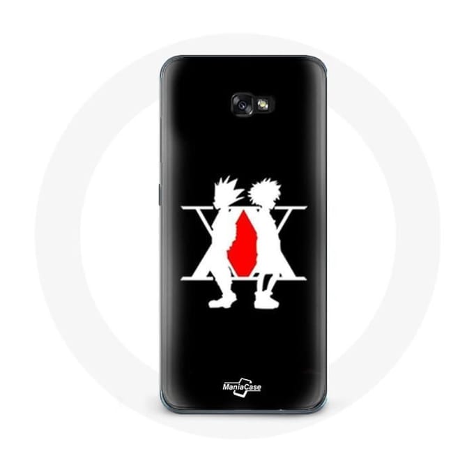 Hoesje voor Samsung Galaxy A3 2017 Hunter x Hunter Manga Logo Zwart zwart