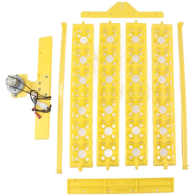 Eierbroedmachine Eierrek Klein 24 Eieren Klavertje Vier Automatisch Draaiende Eierbroedmachine Eierrek 110V yellow