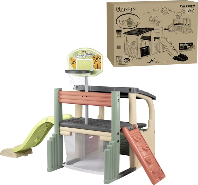 Smoby - Smoby Life - Fun Center - Speelhuis - Sportcenter - Vanaf 2 jaar.