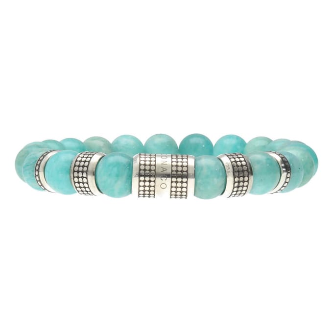 Armband Luxury B10 – Amazoniet – Sterling Zilver