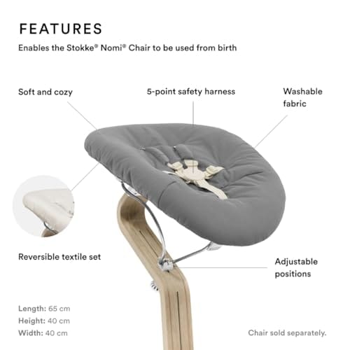 Stokke Nomi Newborn Set Wit Grijs Zand