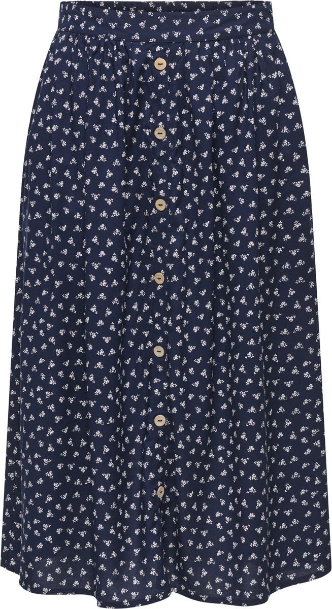 ONLY - ONLMILANO AOP LIFE BUTTON LONG SKIRT WVN - Meisjes - Rokken