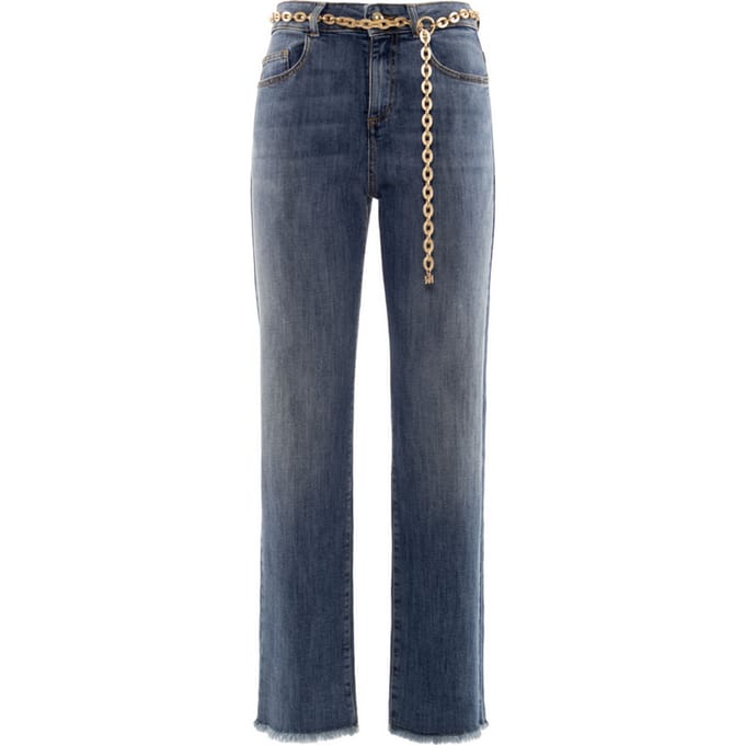 jeans vrouw blauw