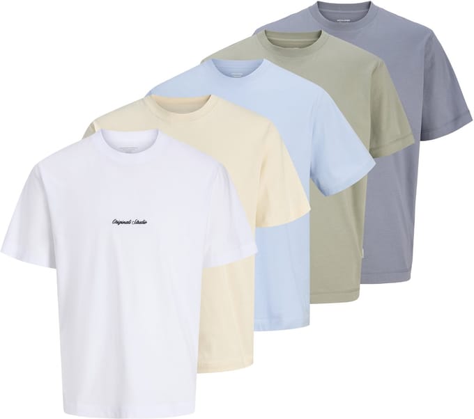 Jack & Jones T-shirts 5-pack T-shirts